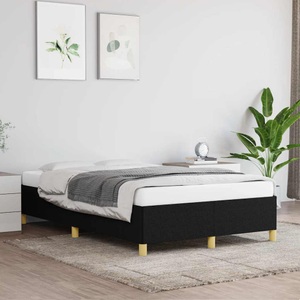 vidaXL, vidaXL Bettgestell Schwarz 120x200 cm Stoff