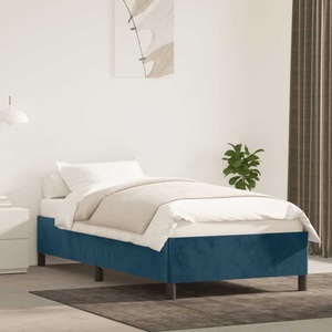 vidaXL, vidaXL Bettgestell Dunkelblau 80x200 cm Samt