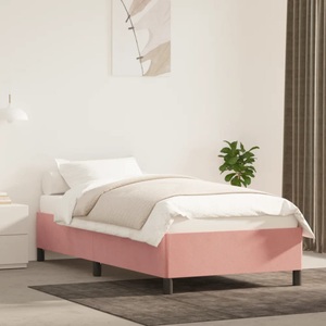 vidaXL, vidaXL Bettgestell Rosa 100x200 cm Samt