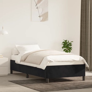 vidaXL, vidaXL Bettgestell Schwarz 80x200 cm Samt