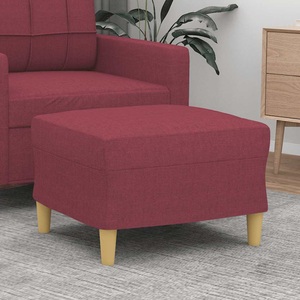 vidaXL, vidaXL Fußhocker Weinrot 60x50x41 cm Stoff