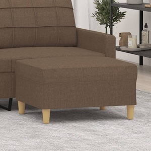 vidaXL, vidaXL Fußhocker Braun 70x55x41 cm Stoff