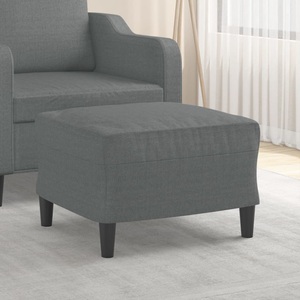 vidaXL, vidaXL Fußhocker Dunkelgrau 60x50x41 cm Stoff