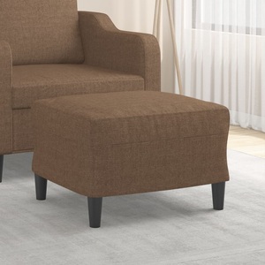 vidaXL, vidaXL Fußhocker Braun 60x50x41 cm Stoff