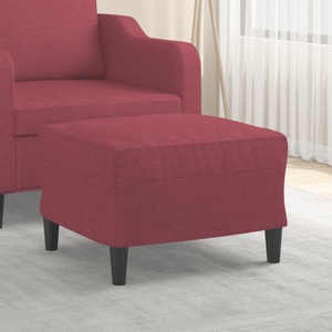 vidaXL, vidaXL Fußhocker Weinrot 60x50x41 cm Stoff