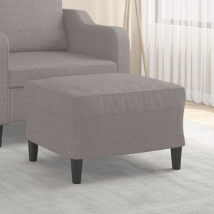 vidaXL, vidaXL Fußhocker Taupe 60x50x41 cm Stoff