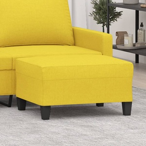 vidaXL, vidaXL Fußhocker Hellgelb 70x55x41 cm Stoff