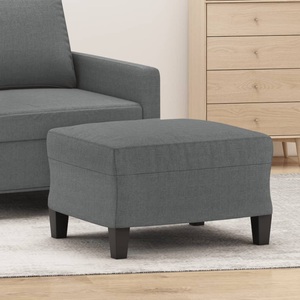 vidaXL, vidaXL Fußhocker Dunkelgrau 60x50x41 cm Stoff