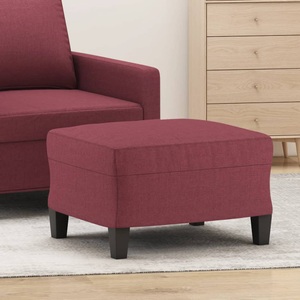 vidaXL, vidaXL Fußhocker Weinrot 60x50x41 cm Stoff