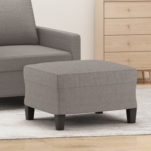 vidaXL, vidaXL Fußhocker Taupe 60x50x41 cm Stoff