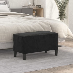 vidaXL, vidaXL Sitzbank Schwarz 70x35x41 cm Samt, 