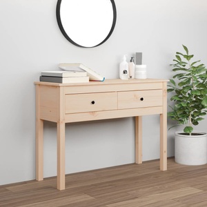vidaXL, vidaXL Konsolentisch 100x35x75 cm Massivholz Kiefer, vidaXL Konsolentisch 100x35x75 cm Massivholz Kiefer