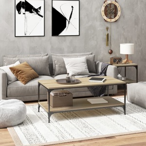 vidaXL, vidaXL Couchtisch Sonoma-Eiche 100x50x40 cm Holzwerkstoff