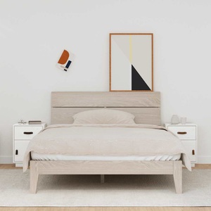 vidaXL, vidaXL Nachttische 2 Stk. Weiß 40x34x55 cm Massivholz Kiefer, vidaXL Nachttische 2 Stk. Weiß 40x34x55 cm Massivholz Kiefer