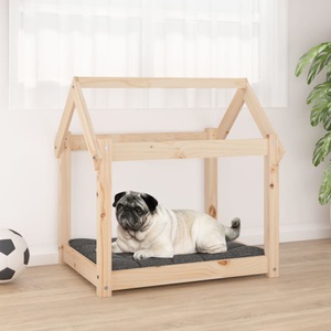 vidaXL, vidaXL Hundebett 71x55x70 cm Massivholz Kiefer, vidaXL Hundebett 71x55x70 cm Massivholz Kiefer