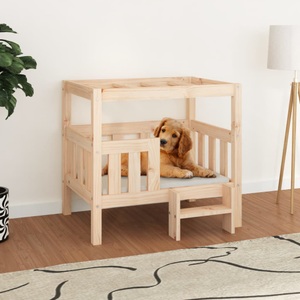 vidaXL, vidaXL Hundebett 75,5x63,5x70 cm Massivholz Kiefer, 