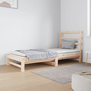 vidaXL, vidaXL Tagesbett Ausziehbar 2x(90x190) cm Massivholz Kiefer