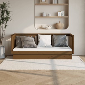 vidaXL, vidaXL Tagesbett Honigbraun 90x190 cm Massivholz Kiefer