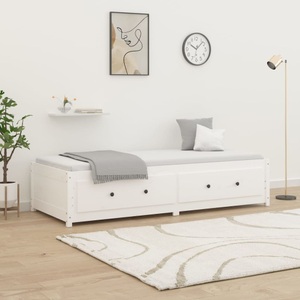 vidaXL Tagesbett Weiß 90x190 cm 3FT Single Massivholz Kiefer