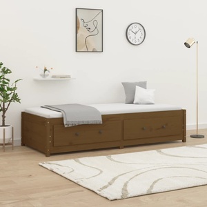 vidaXL Tagesbett Honigbraun 90x190 cm 3FT Single Massivholz Kiefer
