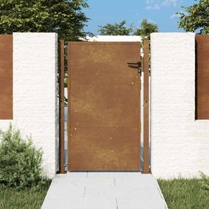 vidaXL, vidaXL Gartentor 105x130 cm Cortenstahl, vidaXL Gartentor 105x130 cm Cortenstahl