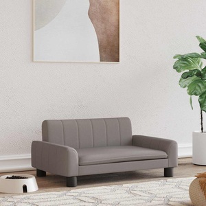 vidaXL, vidaXL Hundebett Taupe 70x45x30 cm Stoff