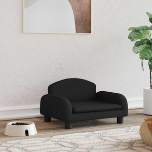 vidaXL, vidaXL Hundebett Schwarz 50x40x30 cm Stoff