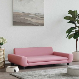 vidaXL, vidaXL Hundebett Rosa 100x54x33 cm Samt