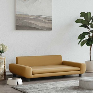 vidaXL, vidaXL Hundebett Braun 100x54x33 cm Samt