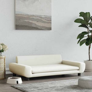 vidaXL, vidaXL Hundebett Creme 100x54x33 cm Samt