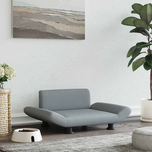 vidaXL, vidaXL Hundebett Hellgrau 70x45x28 cm Stoff