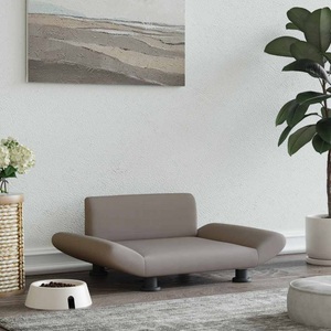 vidaXL, vidaXL Hundebett Taupe 70x45x28 cm Stoff