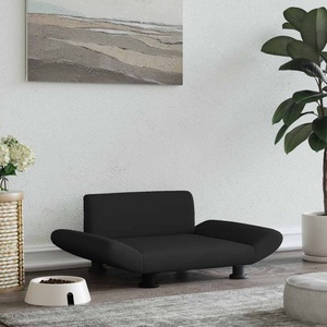vidaXL, vidaXL Hundebett Schwarz 70x45x28 cm Stoff