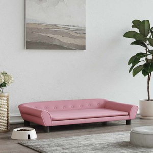 vidaXL, vidaXL Hundebett Rosa 100x50x21 cm Samt