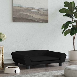 vidaXL, vidaXL Hundebett Schwarz 70x48x22 cm Samt
