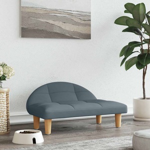 vidaXL, vidaXL Hundebett Dunkelgrau 70x52x30 cm Stoff