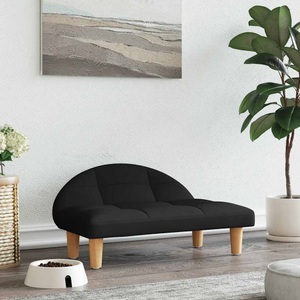 vidaXL, vidaXL Hundebett Schwarz 70x52x30 cm Stoff