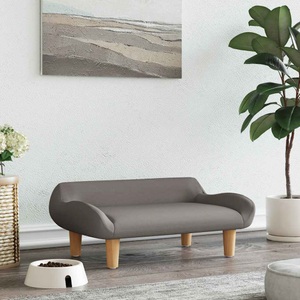 vidaXL, vidaXL Hundebett Taupe 70x40x24 cm Stoff