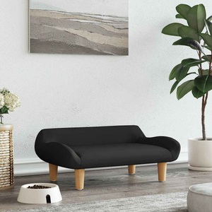 vidaXL, vidaXL Hundebett Schwarz 70x40x24 cm Stoff