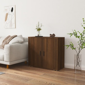 vidaXL, vidaXL Sideboard Braun Eichen-Optik 80x33x70 cm Holzwerkstoff