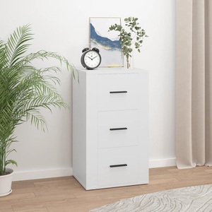 vidaXL, vidaXL Sideboard Weiß 40x33x70 cm Holzwerkstoff