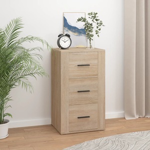 vidaXL, vidaXL Sideboard Sonoma-Eiche 40x33x70 cm Holzwerkstoff, 