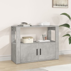 vidaXL, vidaXL Sideboard Betongrau 80x30x60 cm Holzwerkstoff, vidaXL Sideboard Betongrau 80x30x60 cm Holzwerkstoff