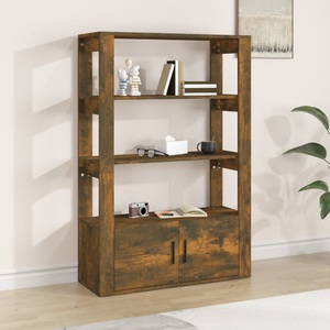 vidaXL, vidaXL Sideboard Räuchereiche 80x30x119,5 cm Holzwerkstoff, vidaXL Sideboard Räuchereiche 80x30x119,5 cm Holzwerkstoff