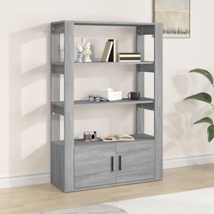 vidaXL, vidaXL Sideboard Grau Sonoma 80x30x119,5 cm Holzwerkstoff, 