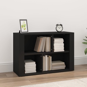 vidaXL, vidaXL Sideboard Schwarz 80x30x54 cm Holzwerkstoff, 