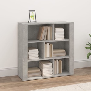 vidaXL, vidaXL Sideboard Betongrau 80x30x80 cm Holzwerkstoff, 
