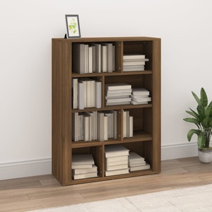 vidaXL, vidaXL Sideboard Braun Eichen-Optik 80x30x106 cm Holzwerkstoff, vidaXL Sideboard Braun Eichen-Optik 80x30x106 cm Holzwerkstoff