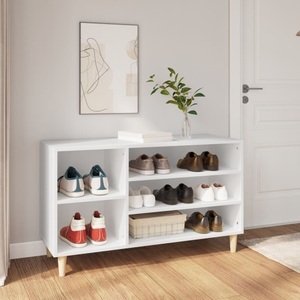 vidaXL, vidaXL Schuhregal Weiß 102x36x60 cm Holzwerkstoff