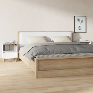 vidaXL, vidaXL Nachttische 2 Stk. Weiß 40x35x50 cm, vidaXL Nachttische 2 Stk. Weiß 40x35x50 cm